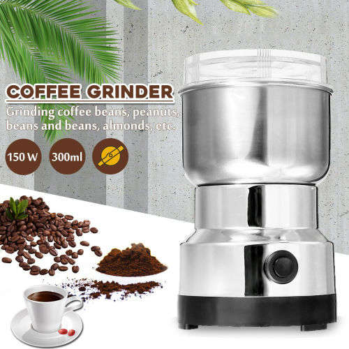 150W Electric Coffee Grinder Spice Nut Bean Grinding Mill Home Blender