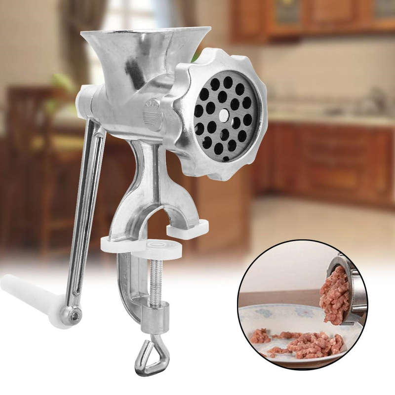 Meat Grinder Mincer Stuffer Hand Manual Filler Maker Machine Kitchen Tool