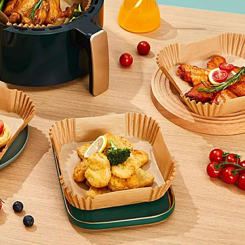 Disposable Air Fryer square paper liners