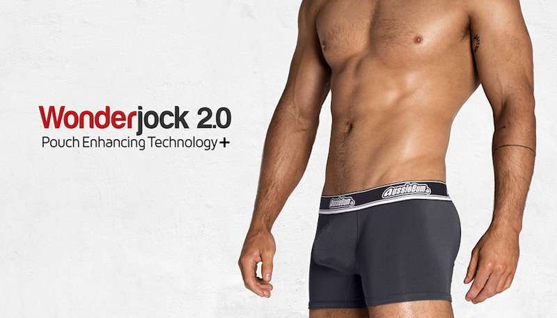 AUSSIEBUM WONDERJOCK 2.0 HIPSTER BLACK