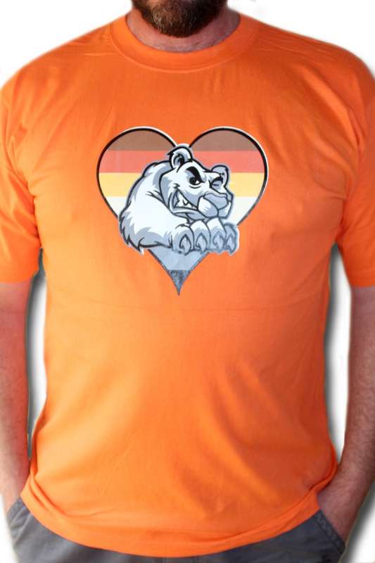Bear Love Orange