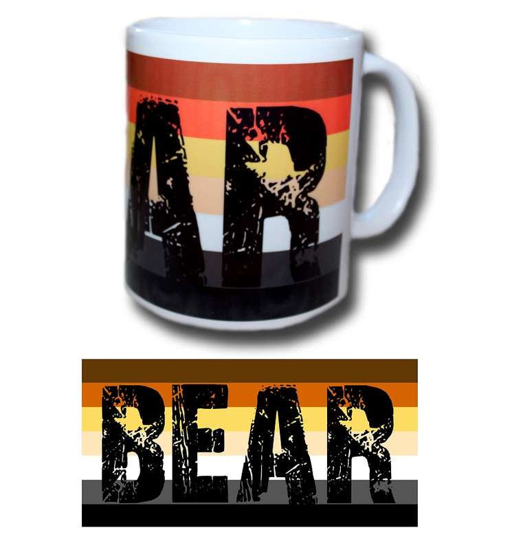 Bear Print Mug