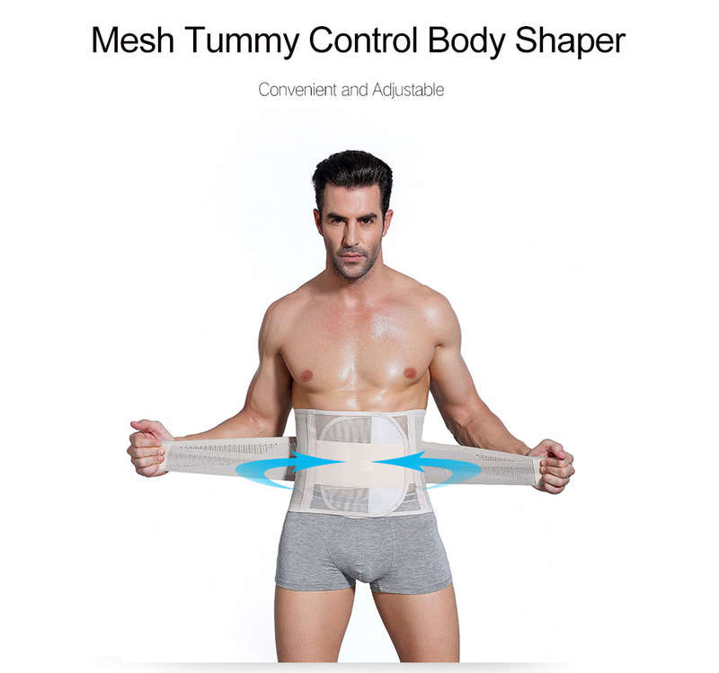 Waist Trainer Men Slimming Belt Badge