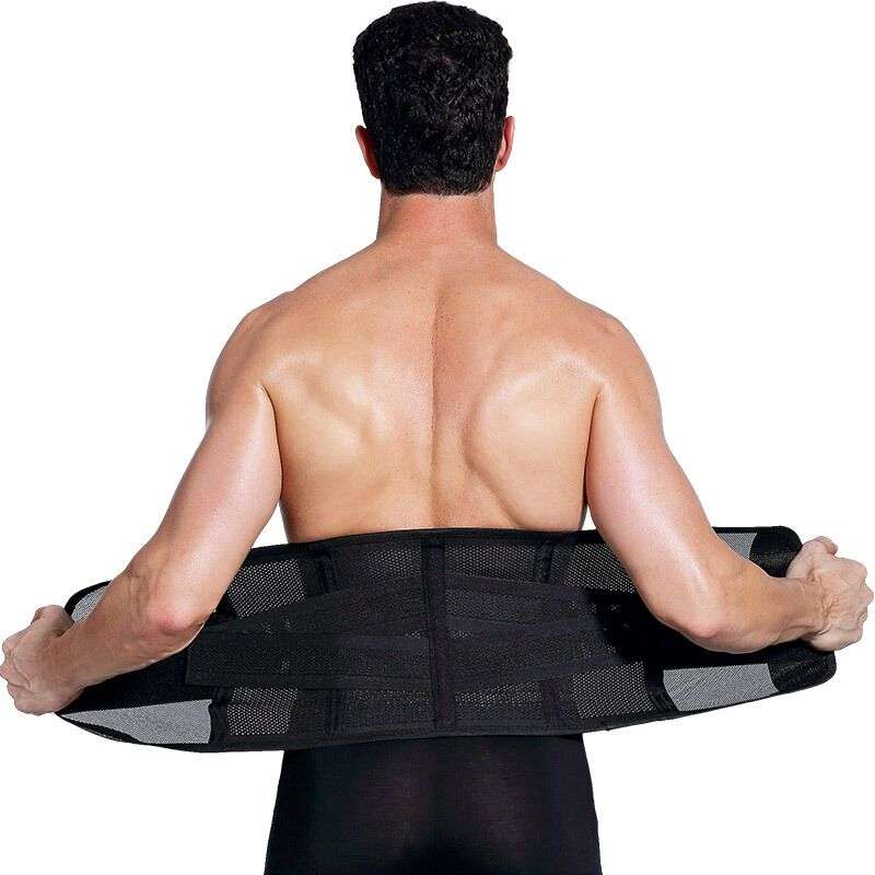 Waist Trainer Men Slimming Belt Black