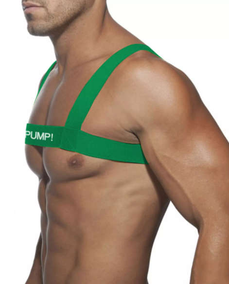 Pump Double Shoulder Green Harness Strap
