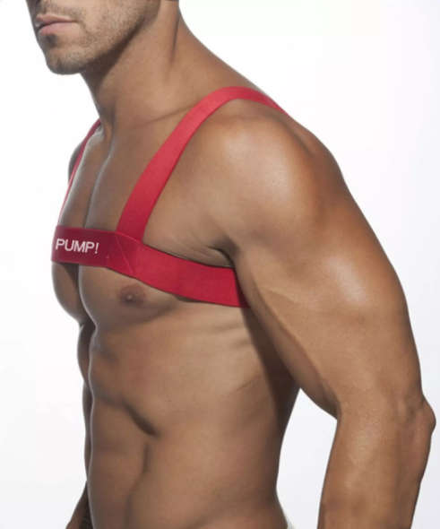 Pump Double Shoulder Red Harness Strap