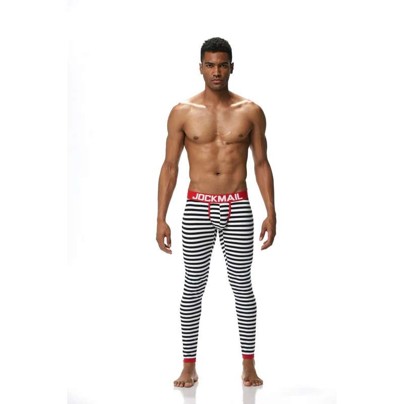 Striped Longjohn Black and White