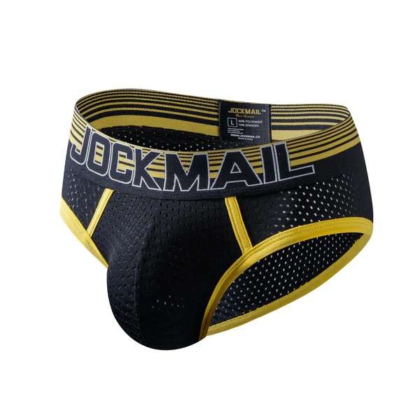 Jockmail Mesh Rugby Brief - Yellow