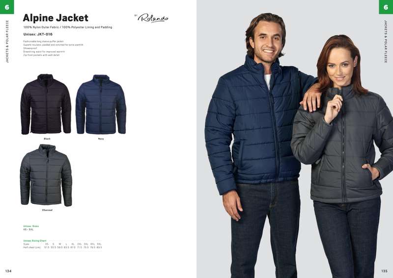Alpine Down Jacket- Charcoal