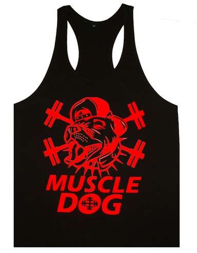 Muscle Dog Vest Black