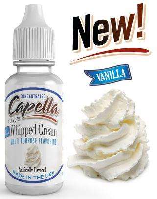 Capella Vanilla Whipped Cream | 10ml Concentrated Flavor for Eliquid | Self Mixing