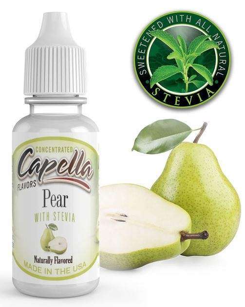 Capella Pear with Stevia (Sweet Pear) | 10ml Concentrated Flavor for Eliquid | Self Mixing