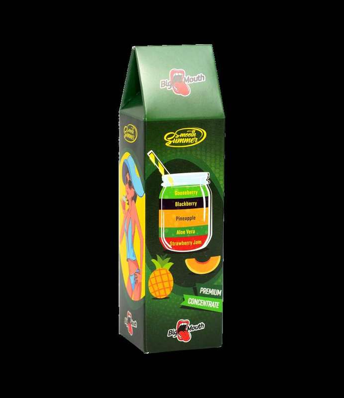 Big Mouth Strawberry Jam, Aloe Vera, Pineapple, Blackberry, Gooseberry (SAPBG) | 10ml One Shot Co...