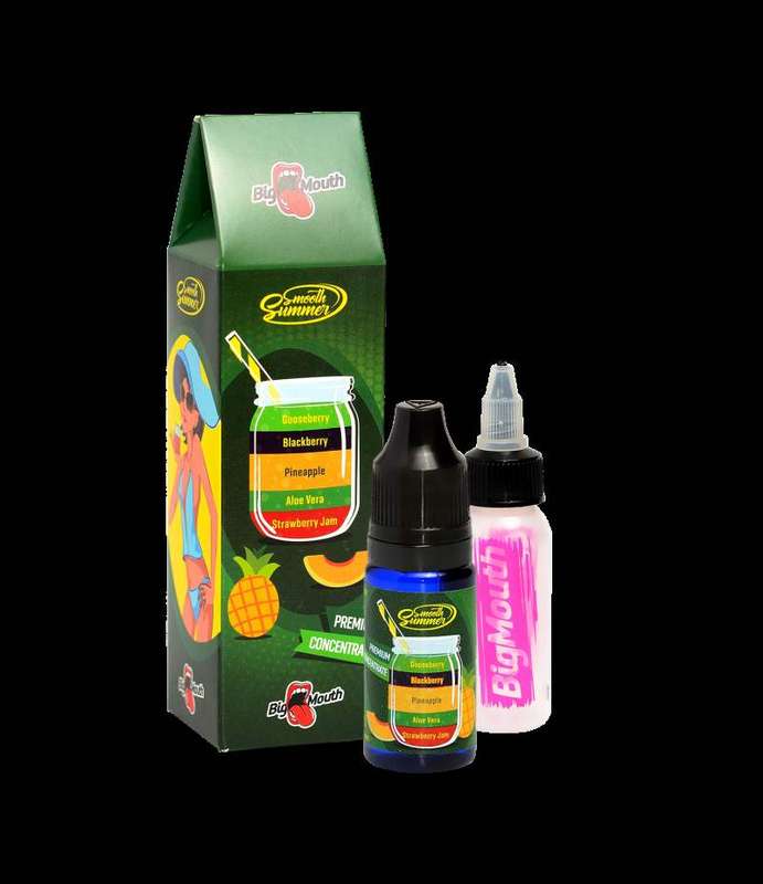 Big Mouth Strawberry Jam, Aloe Vera, Pineapple, Blackberry, Gooseberry (SAPBG) | 10ml One Shot Co...