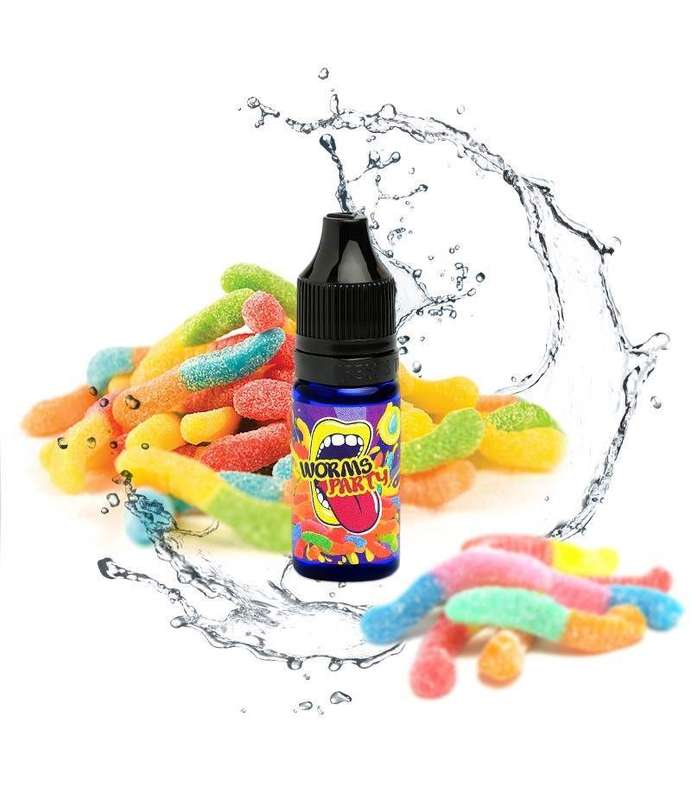 Big Mouth Worms Party | 10ml One Shot Concentrated Flavour | Makes 100ml Eliquid