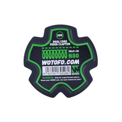 Wotofo Dual Core Fused Clapton Wire 20 feet/spool (26*2+36) - 26.2200 0.20kg