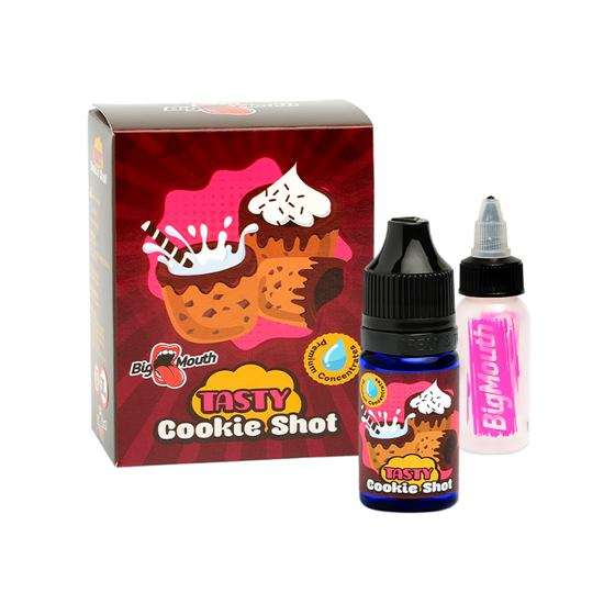 Big Mouth Cookie Shot | 10ml One Shot Concentrated Flavour | Makes 100ml Eliquid