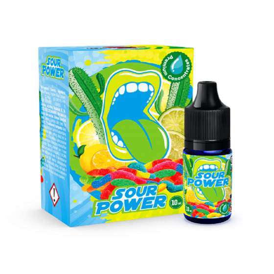 Big Mouth Sour Power | 10ml One Shot Concentrated Flavour | Makes 100ml Eliquid