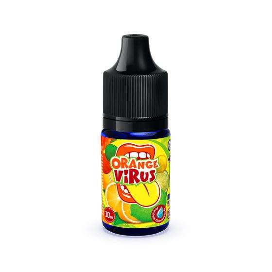 Big Mouth Orange Virus | 10ml One Shot Concentrated Flavour | Makes 100ml Eliquid