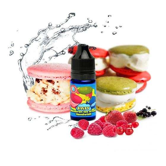 Big Mouth Macaron Ice Cream Sandwich | 10ml One Shot Concentrated Flavour | Makes 100ml Eliquid
