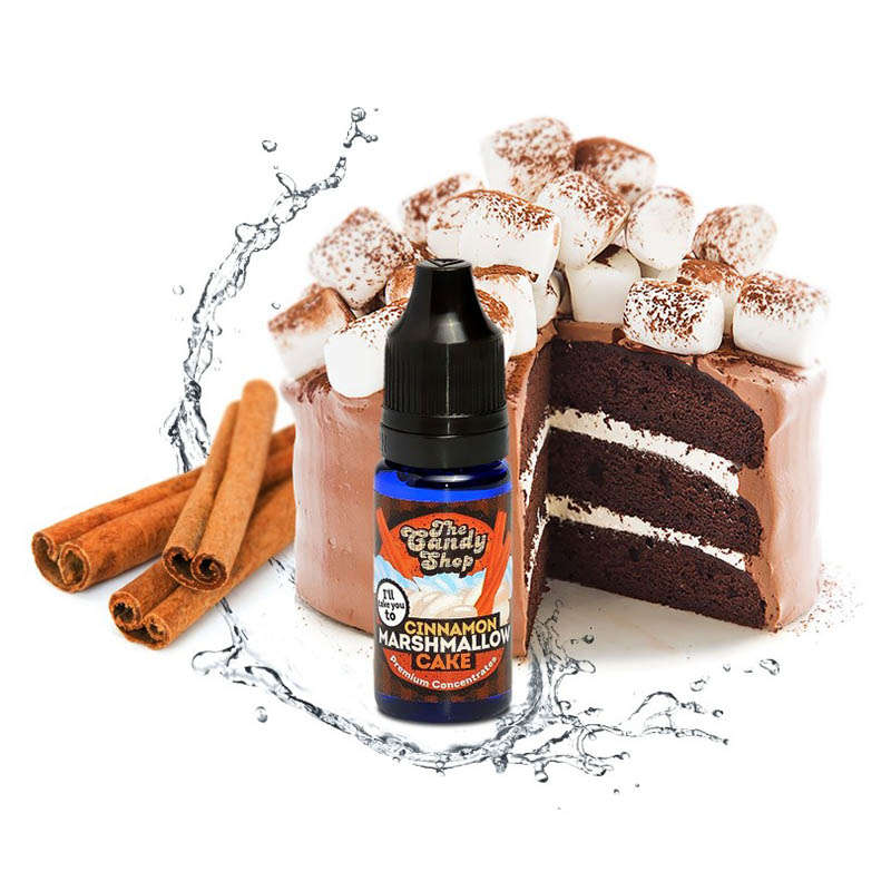 Big Mouth Cinnamon Marshmallow Cake | 10ml One Shot Concentrated Flavour | Makes 100ml Eliquid