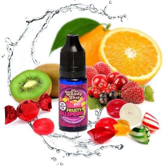 Big Mouth Fruity Lollipops | 10ml One Shot Concentrated Flavour | Makes 100ml Eliquid