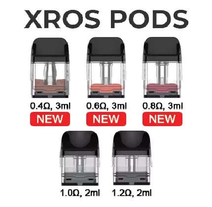 XROS Series Replacement Pods (Coils) - 1.2ohm 2ML