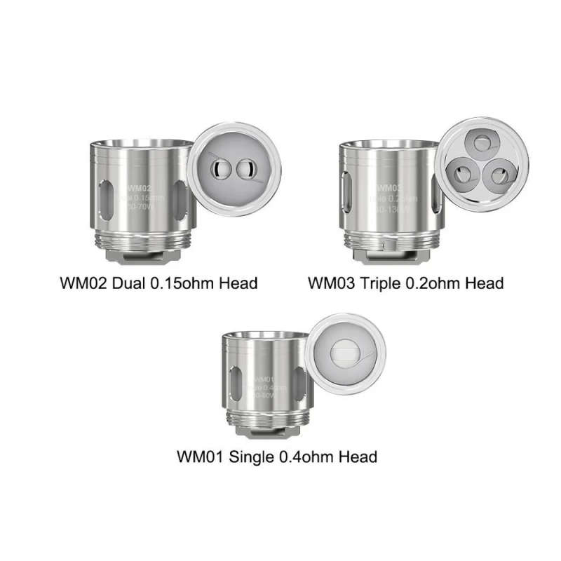 Wismec WM3 Replacement Coil - GNOME Tank - WM02 Dual 0.15ohm Coil
