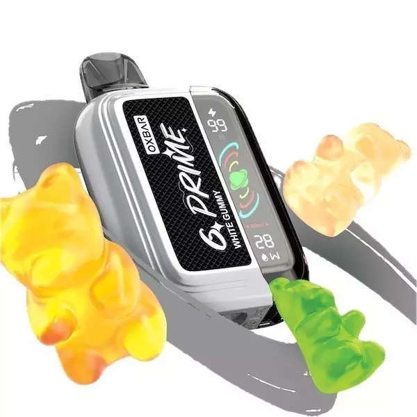 OXBAR G-Prime| 25K puffs 5% | 900mAh Rechargeable Battery - White Gummy
