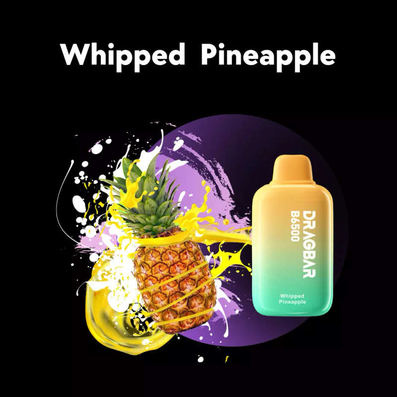 Dragbar | 6500K Disposable - Wipped Pineapple | 50MG