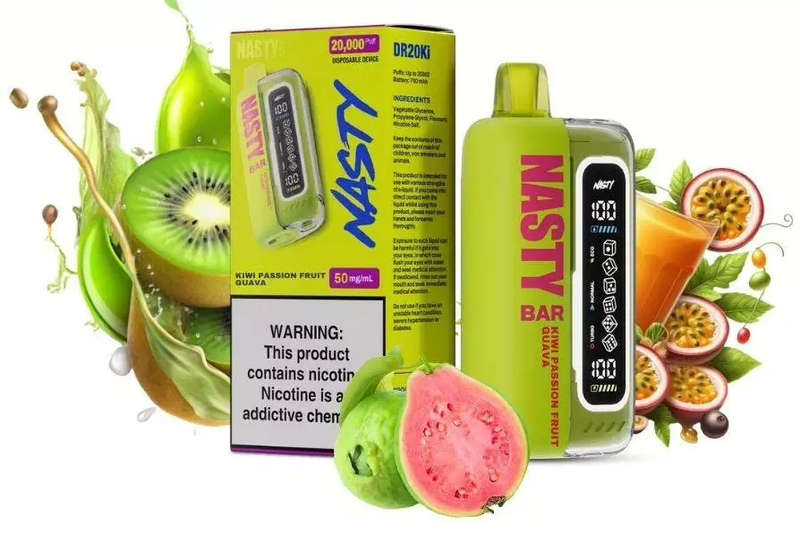 Nasty 20000 Puffs Disposable Vape | Kiwi Passionfruit Guava | 50mg