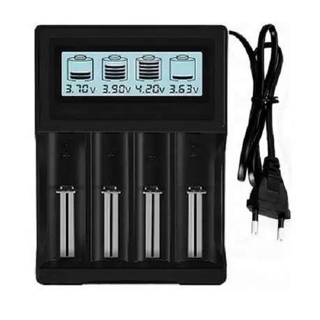 4 Bay Digital 18650 Lithium Battery Charger | 3A Model HD-8992A