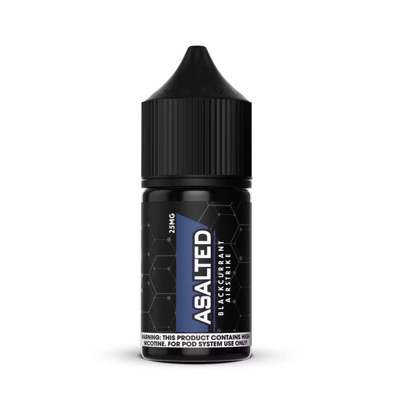 Asalted E-Liquids Longfill Nic Salts | 30ml Bottle - Blackcurrent Airstrike