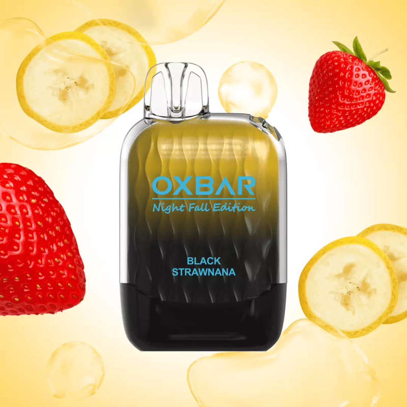 OXBAR G-9000| 9K puffs 5% | 650mAh Rechargeable Battery - Black Strawnana