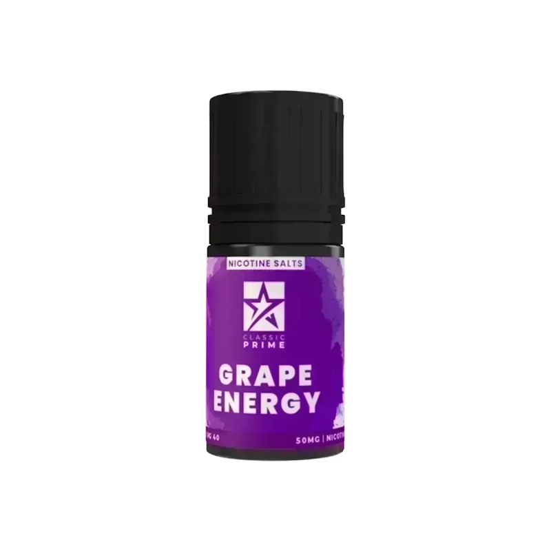 Prime Classic E-Liquids Longfill Nic Salts 50MG | 30ml Bottle - Grape Energy