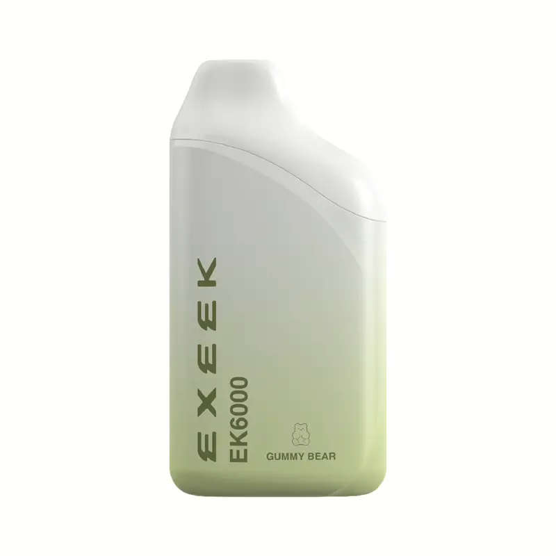 Exeek Disposable Vape 6000 Puffs 50mg Nic | Gummy Bear | 14 ml Tank | USB C Rechargeable Battery