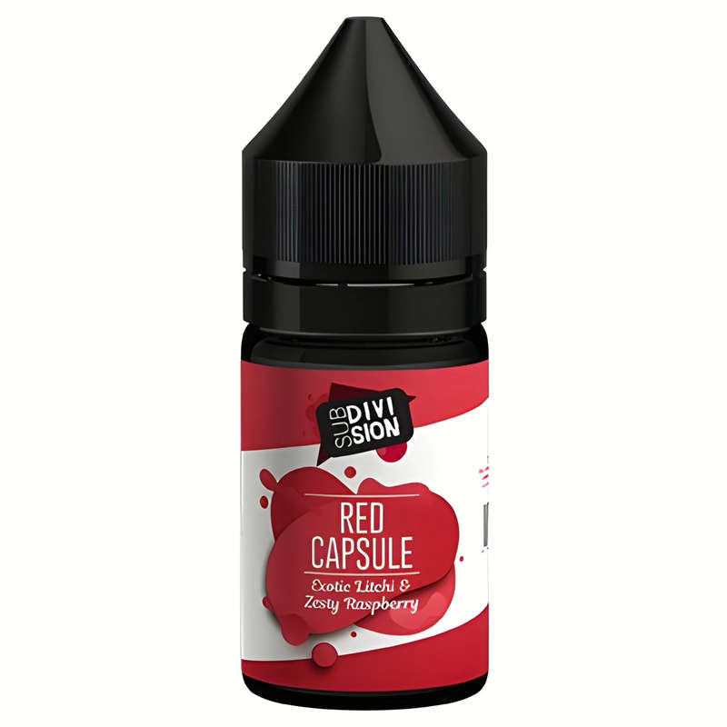 Sub Division E-Liquids Longfill Nic Salts | 30ml Bottle - Red Capsule