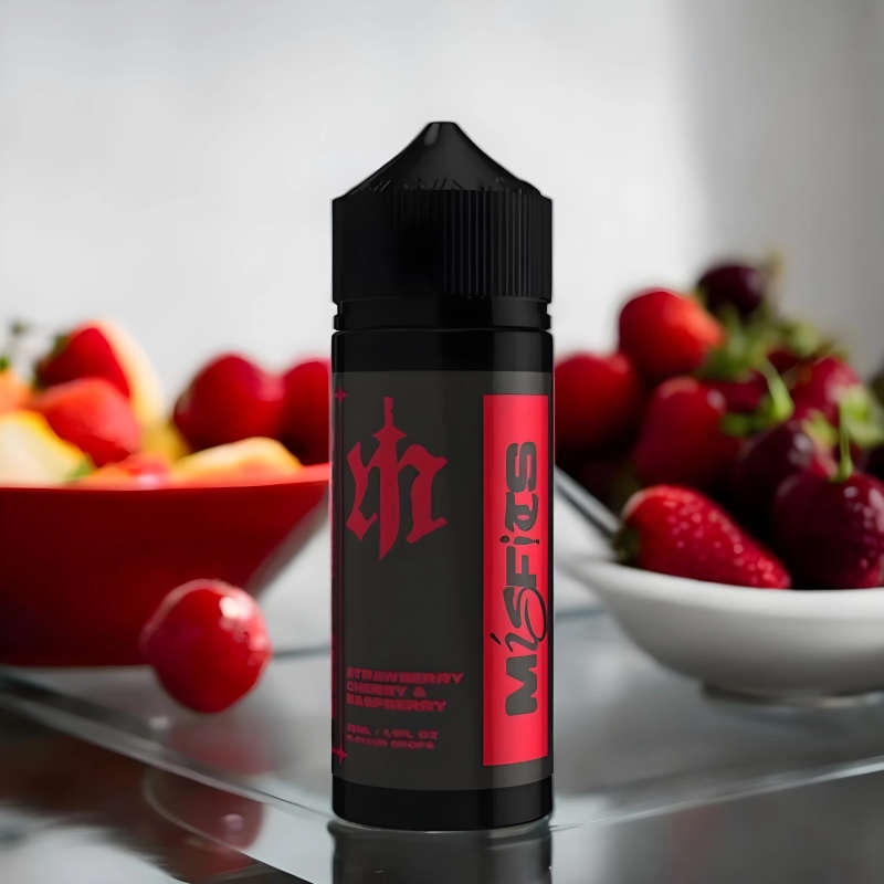 Misfits | Eliquids | Longfills | Aroma | 30ml in 120ml  Strawberry Cherry Raspberry