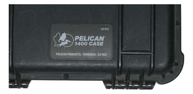 Pelican 1400 case fits valuable cameras used