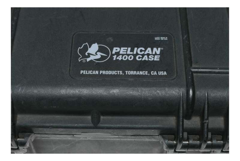 Pelican 1400 case fits valuable cameras used