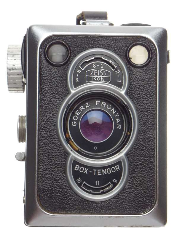 Zeiss Ikon Tengor Box film vintage Camera Goertz Frontar