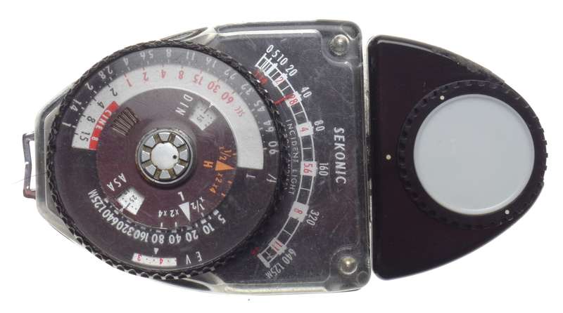 Sekonic Studio Deluxe vintage light exposure meter cased working