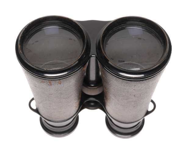 J.Lizars Vintage binoculars in leather case Glasgow London