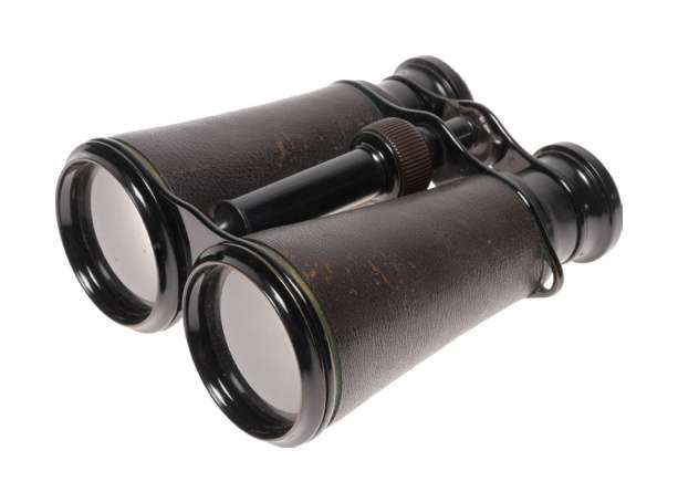 J.Lizars Vintage binoculars in leather case Glasgow London