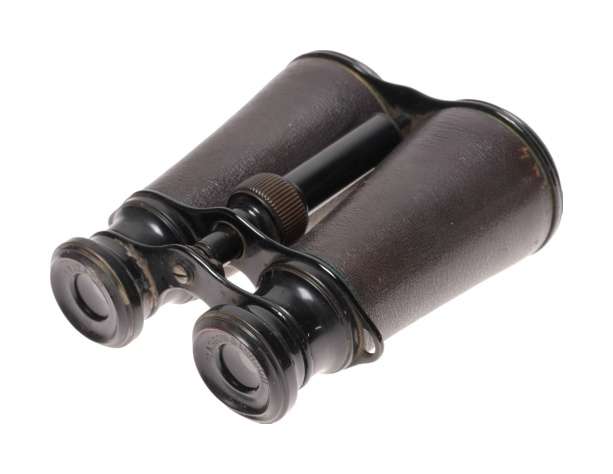 J.Lizars Vintage binoculars in leather case Glasgow London