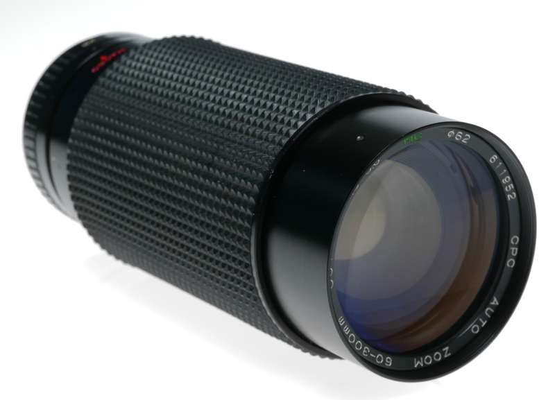 CPC 60-300mm auto zoom SLR vintage 35mm film camera lens CCT MC