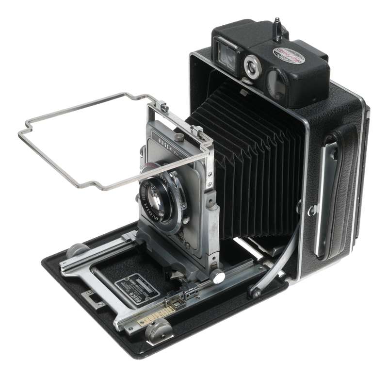 Busch Pressman 4x5 Field camera Raptar Wollensack 135mm f4.7