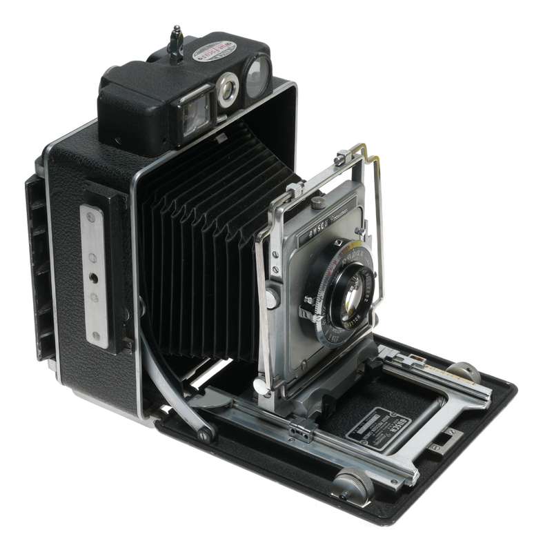 Busch Pressman 4x5 Field camera Raptar Wollensack 135mm f4.7