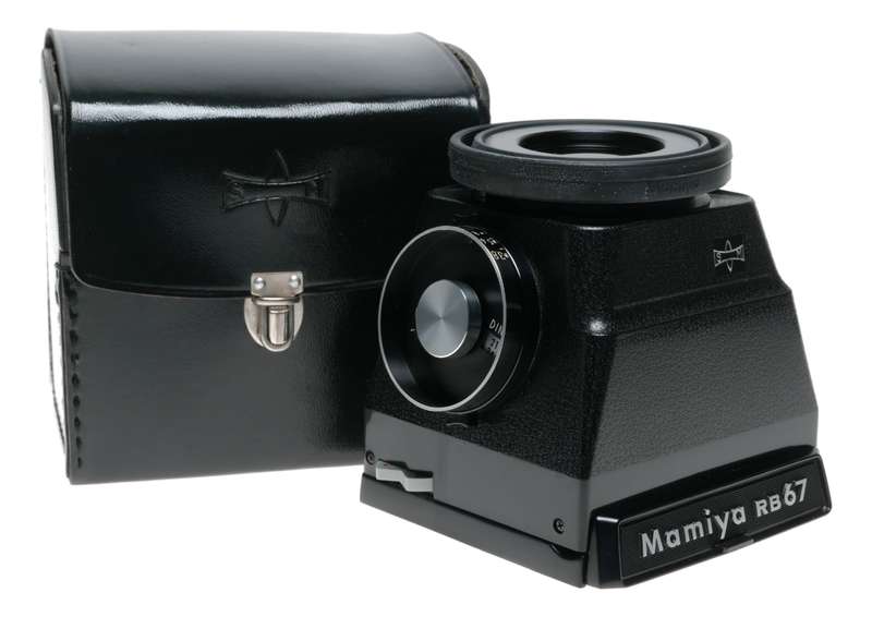 Mamiya RB67 Chimney Viewfinder metered eyecup case