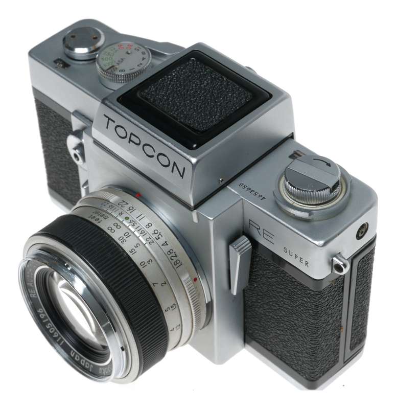 TOPCON RE Super SLR film camera 1.8 f=5.8cm auto-topcor lens